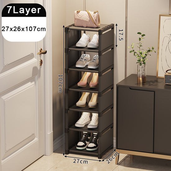 7 Layer black rack