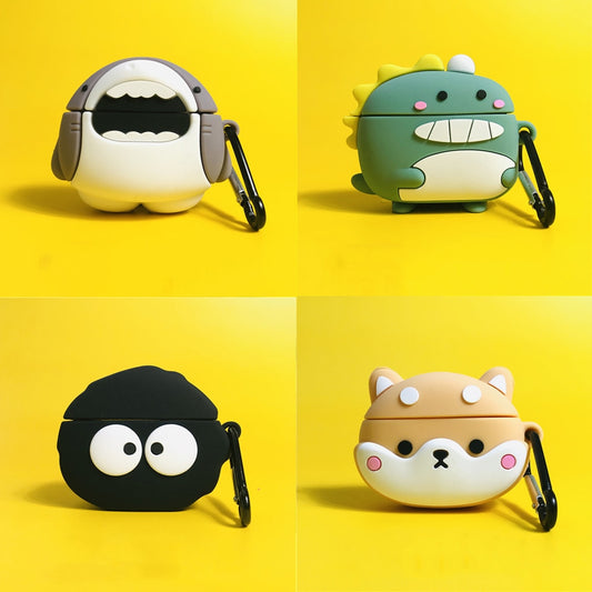 for Apple AirPods 1 2 3 Airpod Pro 3D Avocado Shark