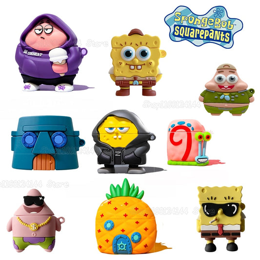 SpongeBob Silicone Earphone Case for Airpods 1/2 Anime