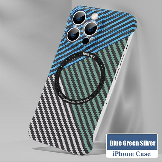 Blue Green Silver
