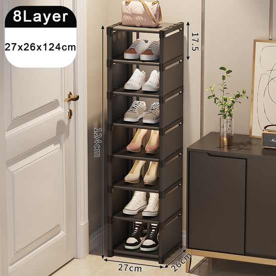 8 Layer black rack