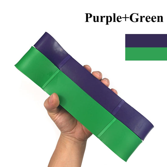 Purple and Green