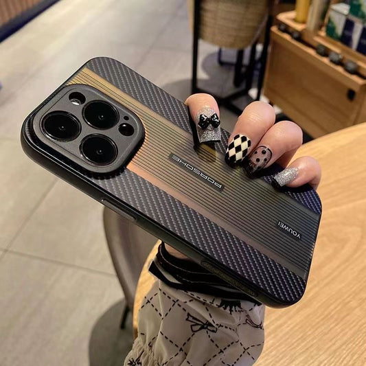 Carbon Fiber Texture Phone Case For Iphone