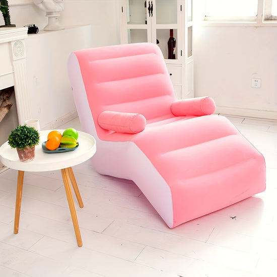 Pink 1PC-S sofa + 1PC air pump