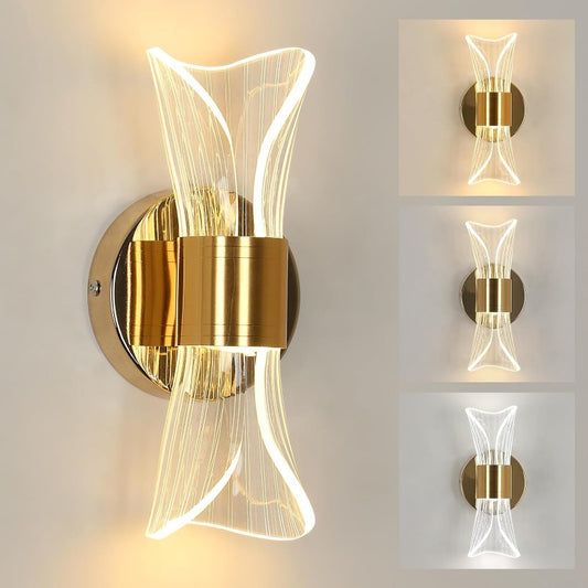 3-Color Temperature Wall Lamp Set - Perfect for Living Room, Bedroom, and Hallway Decor | Ideal for Commercial/Office Use & Holiday Ambiance