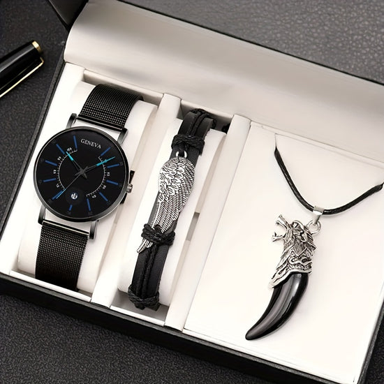 3PCS Set Black Blue